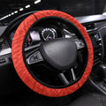 Sydney Swans Steering Wheel Cover Polynesian Tribal Swan Mascot With Hibiscus Floral Art