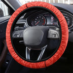 Sydney Swans Steering Wheel Cover Polynesian Tribal Swan Mascot With Hibiscus Floral Art