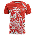 Personalized Sydney Swans T Shirt Polynesian Tribal Swan Mascot With Hibiscus Floral Art
