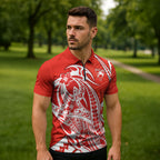 Personalized Sydney Swans Zipper Polo Shirt Polynesian Tribal Swan Mascot With Hibiscus Floral Art