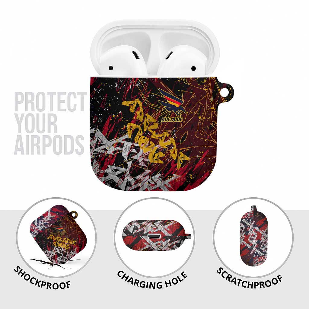 Adelaide Crows AirPods Case Street Art Urban Graffiti Football