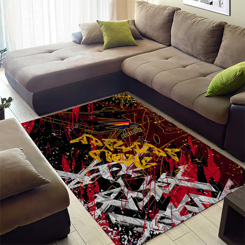 Adelaide Crows Area Rug Street Art Urban Graffiti Football