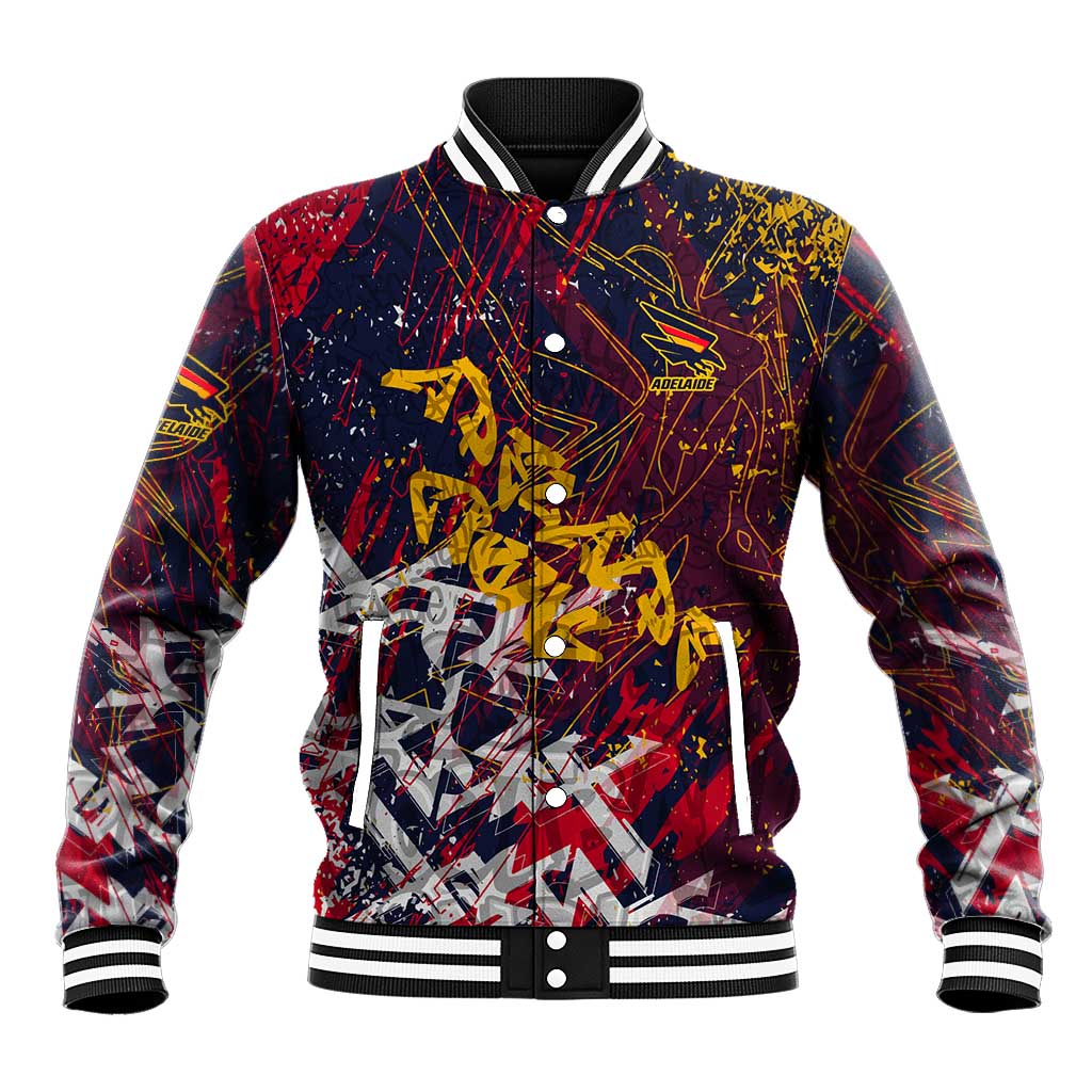 Adelaide Crows Baseball Jacket Street Art Urban Graffiti Football