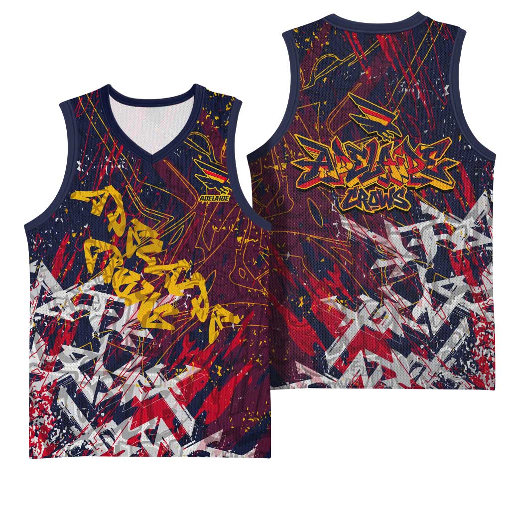 Adelaide Crows Basketball Jersey Street Art Urban Graffiti Football
