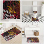 Adelaide Crows Bathroom Set Street Art Urban Graffiti Football