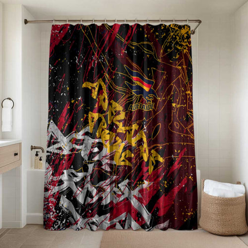 Adelaide Crows Bathroom Set Street Art Urban Graffiti Football