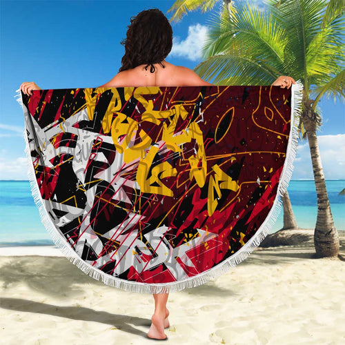 Adelaide Crows Beach Blanket Street Art Urban Graffiti Football