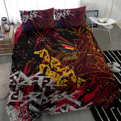 Adelaide Crows Bedding Set Street Art Urban Graffiti Football