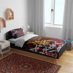 Adelaide Crows Bedding Set Street Art Urban Graffiti Football