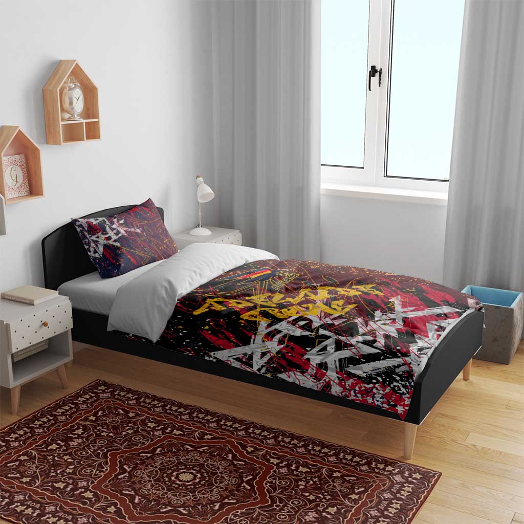 Adelaide Crows Bedding Set Street Art Urban Graffiti Football