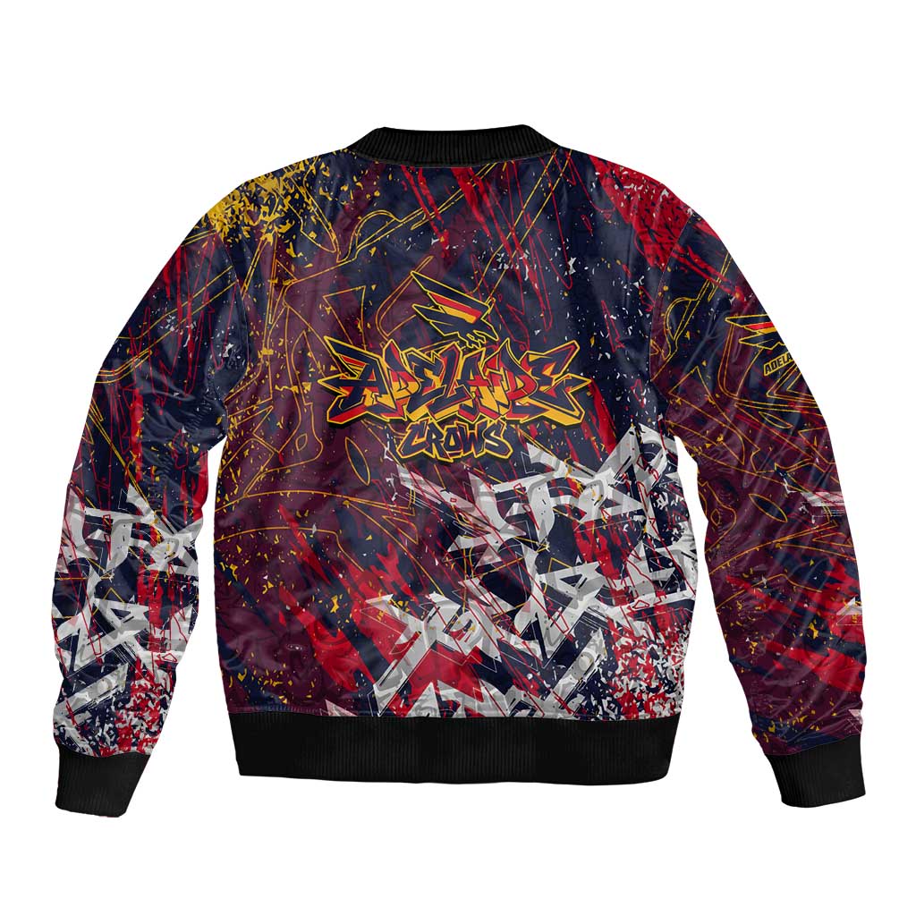 Adelaide Crows Bomber Jacket Street Art Urban Graffiti Football