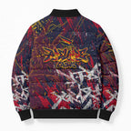 Adelaide Crows Bomber Puffer Jacket Street Art Urban Graffiti Football