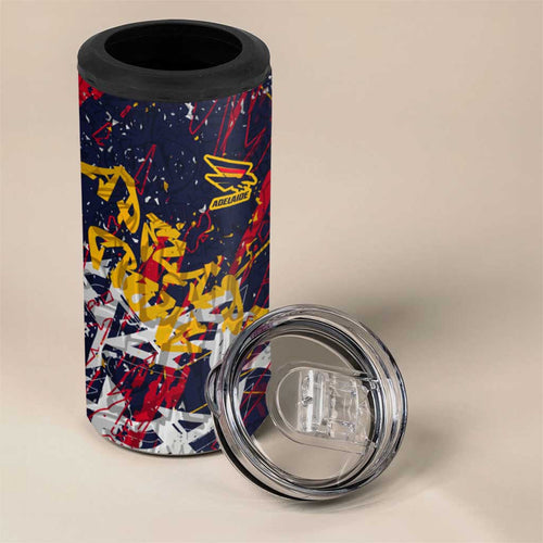 Adelaide Crows 4 in 1 Can Cooler Tumbler Street Art Urban Graffiti Football