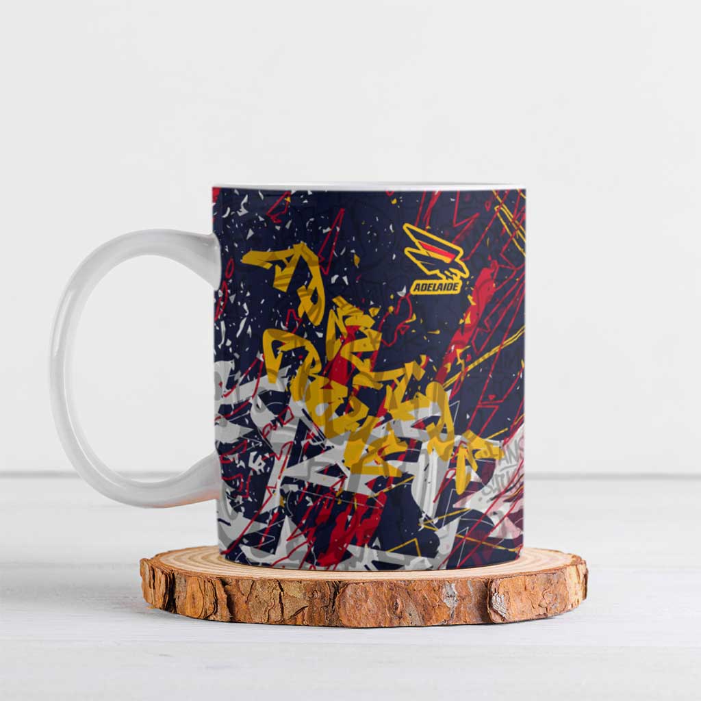 Adelaide Crows Ceramic Mug Street Art Urban Graffiti Football
