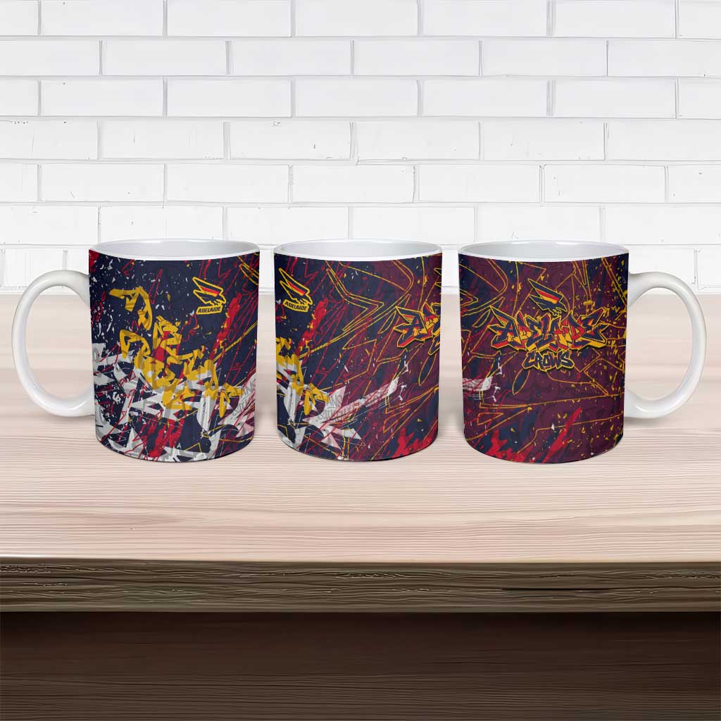 Adelaide Crows Ceramic Mug Street Art Urban Graffiti Football