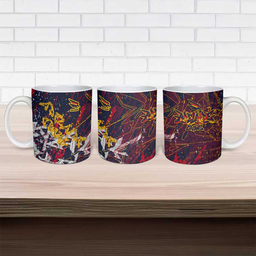 Adelaide Crows Ceramic Mug Street Art Urban Graffiti Football