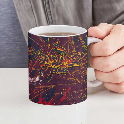 Adelaide Crows Ceramic Mug Street Art Urban Graffiti Football