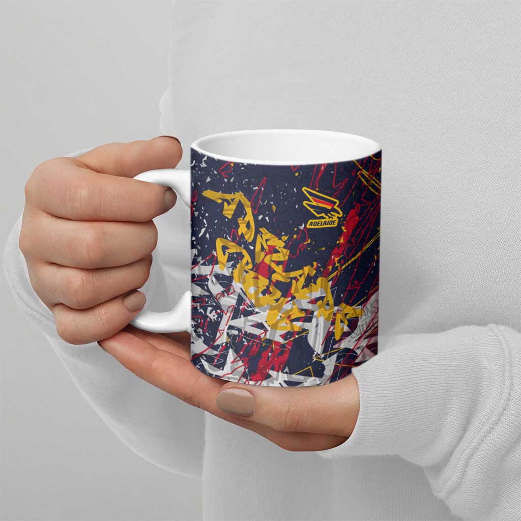 Adelaide Crows Ceramic Mug Street Art Urban Graffiti Football
