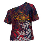Adelaide Crows Cross Shoulder Shirt Street Art Urban Graffiti Football