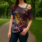 Adelaide Crows Cross Shoulder Shirt Street Art Urban Graffiti Football