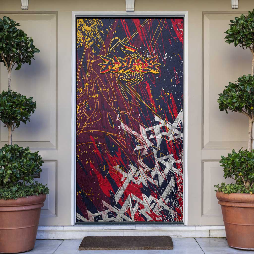 Adelaide Crows Door Cover Street Art Urban Graffiti Football