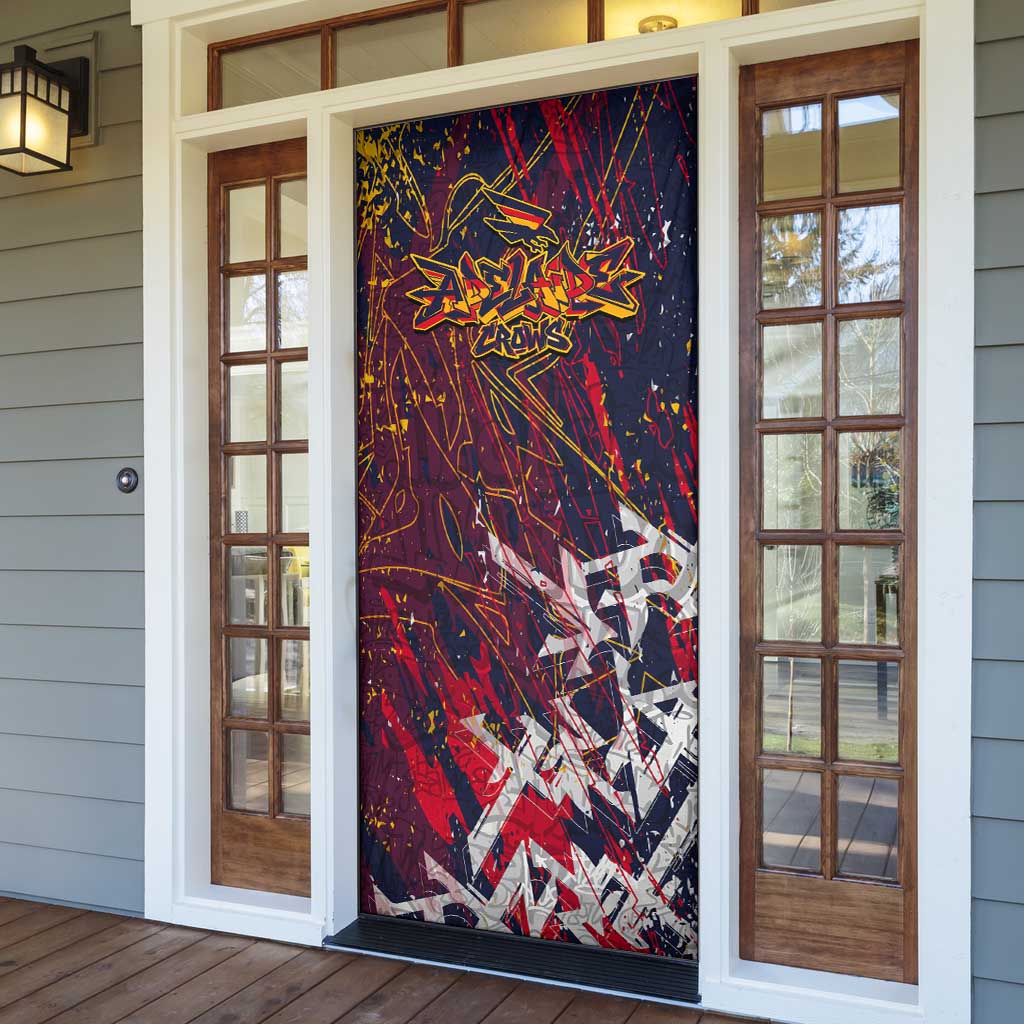 Adelaide Crows Door Cover Street Art Urban Graffiti Football