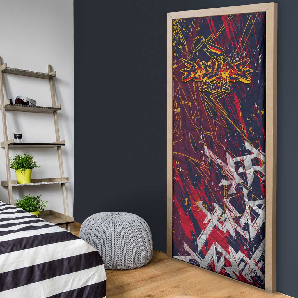 Adelaide Crows Door Cover Street Art Urban Graffiti Football
