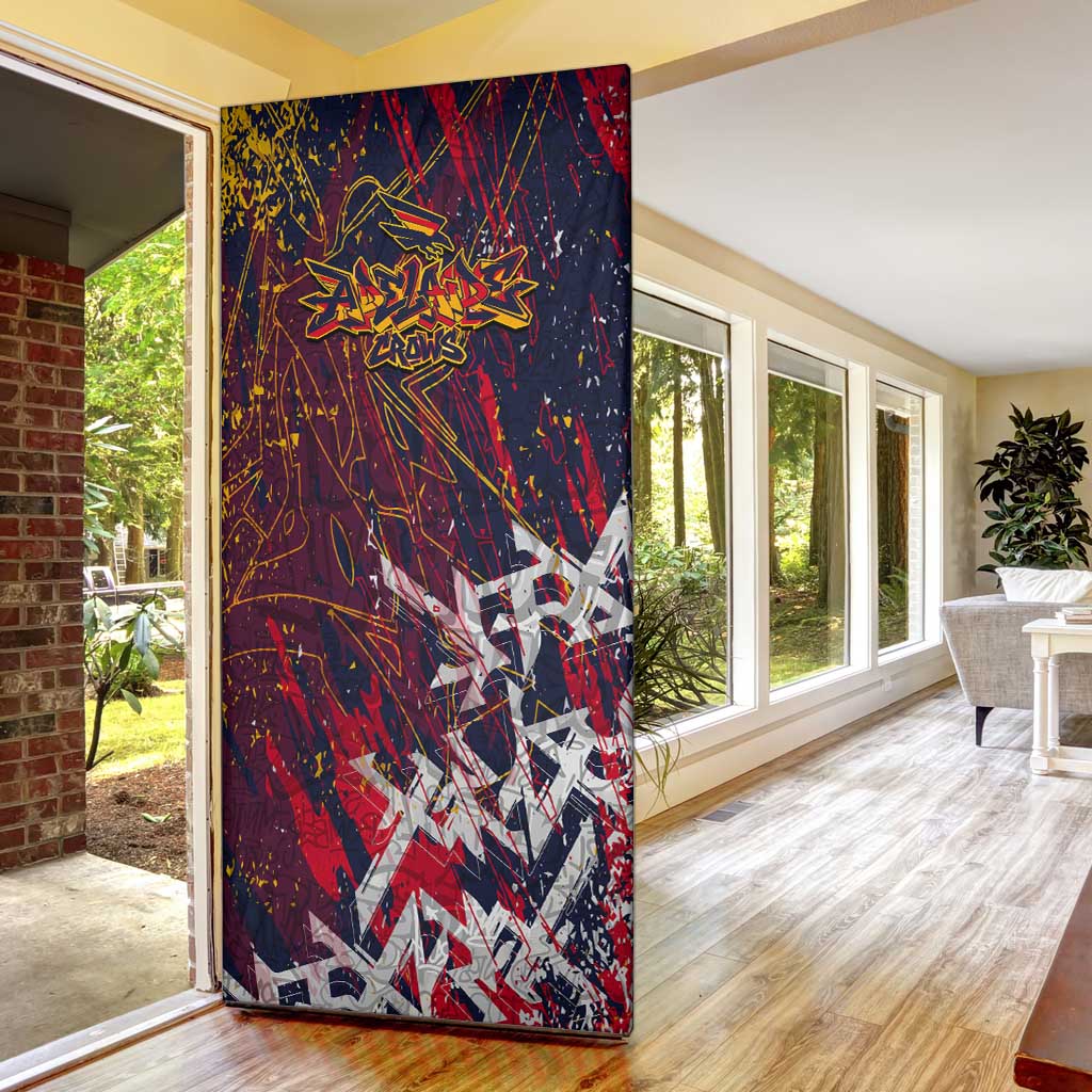 Adelaide Crows Door Cover Street Art Urban Graffiti Football