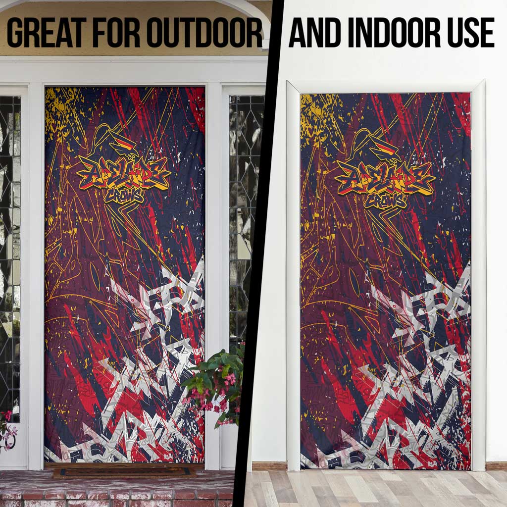 Adelaide Crows Door Cover Street Art Urban Graffiti Football