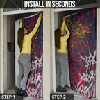 Adelaide Crows Door Cover Street Art Urban Graffiti Football