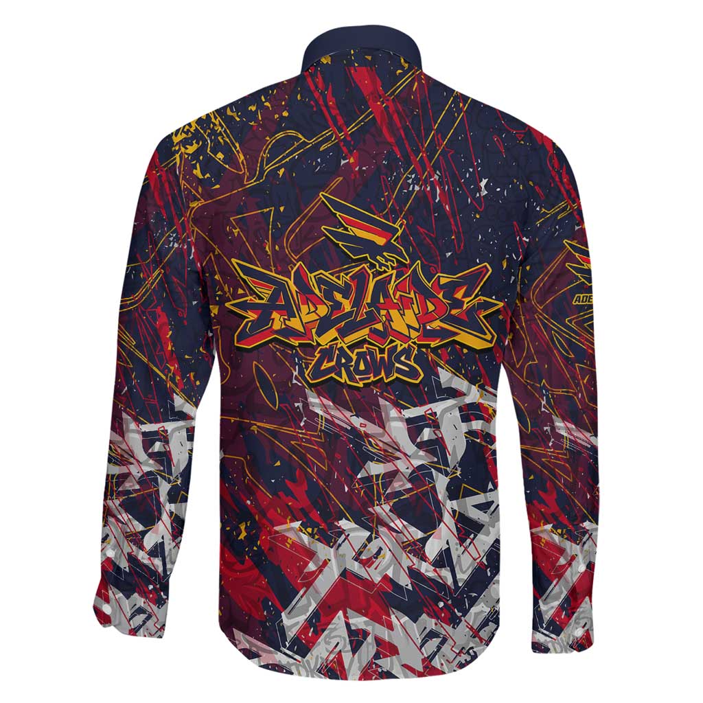 Adelaide Crows Family Matching Off Shoulder Maxi Dress and Hawaiian Shirt Street Art Urban Graffiti Football