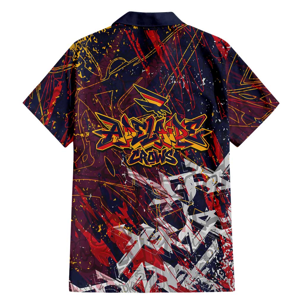 Adelaide Crows Family Matching Summer Maxi Dress and Hawaiian Shirt Street Art Urban Graffiti Football