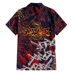 Adelaide Crows Family Matching Summer Maxi Dress and Hawaiian Shirt Street Art Urban Graffiti Football