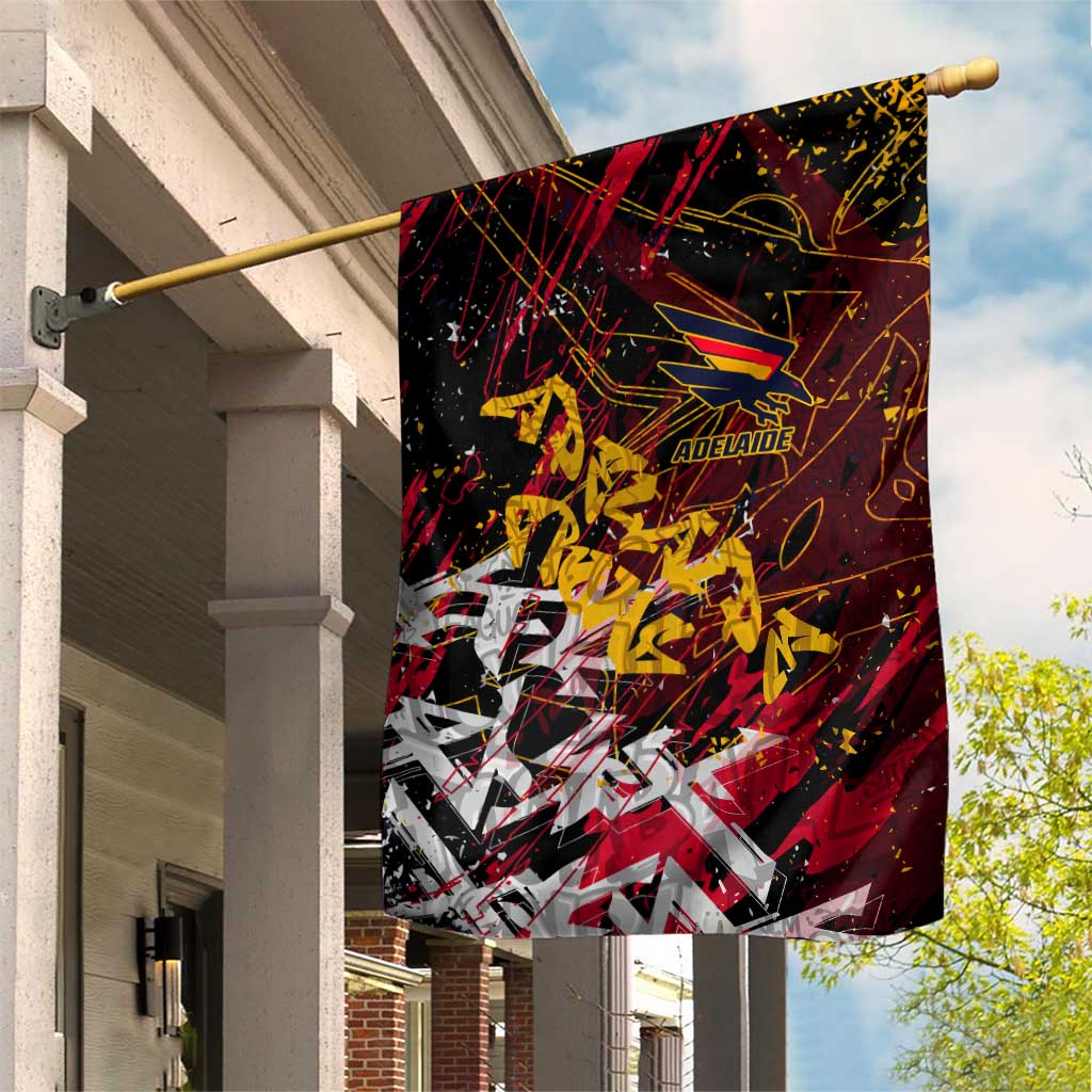 Adelaide Crows Garden Flag Street Art Urban Graffiti Football