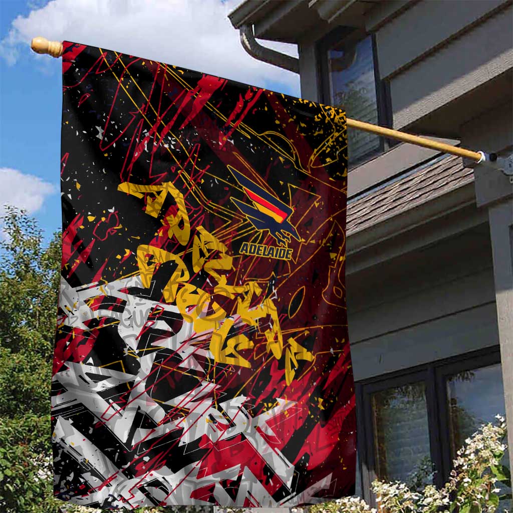 Adelaide Crows Garden Flag Street Art Urban Graffiti Football