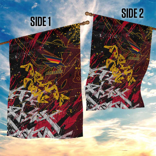 Adelaide Crows Garden Flag Street Art Urban Graffiti Football