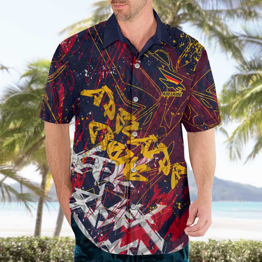 Adelaide Crows Hawaiian Shirt Street Art Urban Graffiti Football