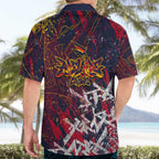 Adelaide Crows Hawaiian Shirt Street Art Urban Graffiti Football