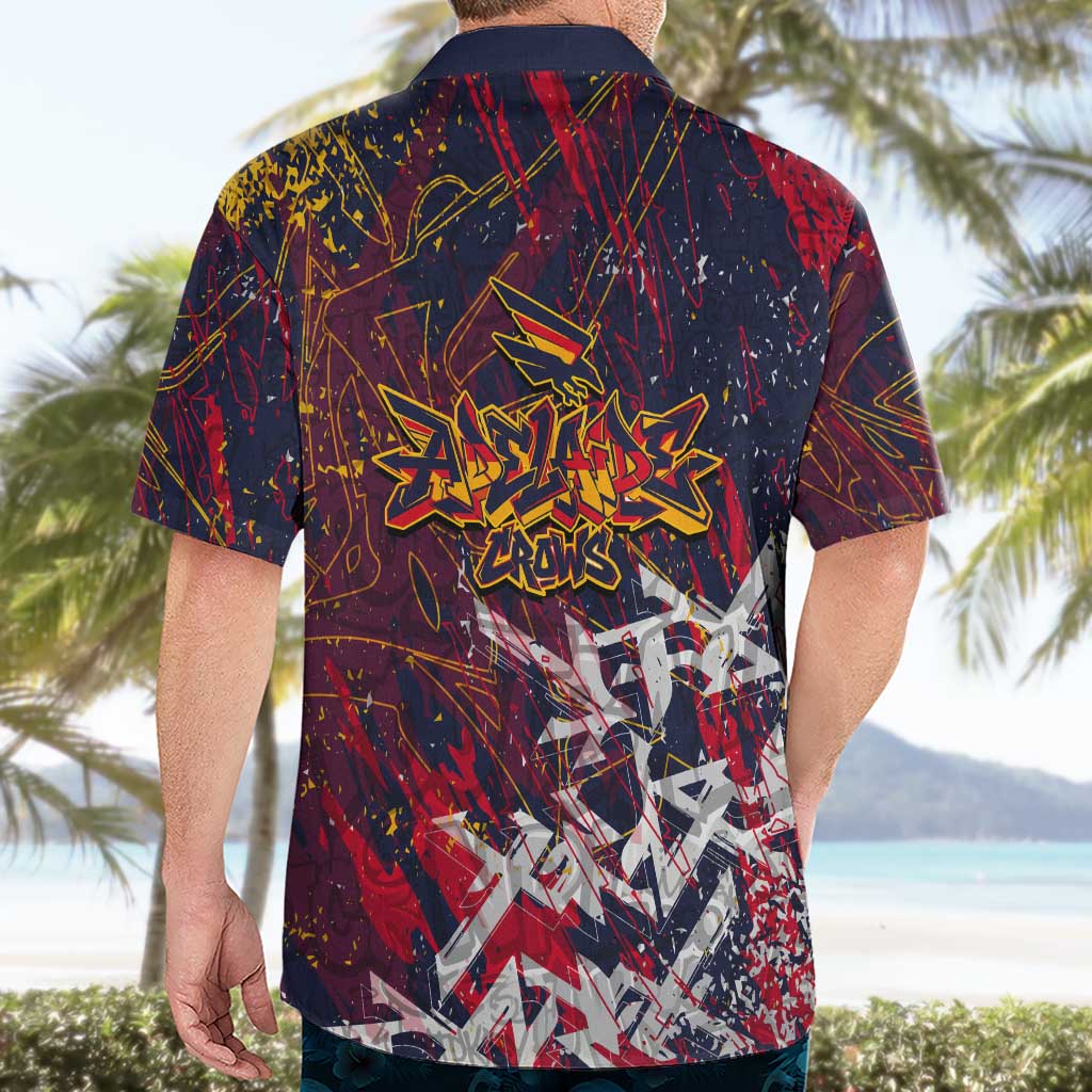 Adelaide Crows Hawaiian Shirt Street Art Urban Graffiti Football