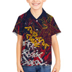 Adelaide Crows Hawaiian Shirt Street Art Urban Graffiti Football