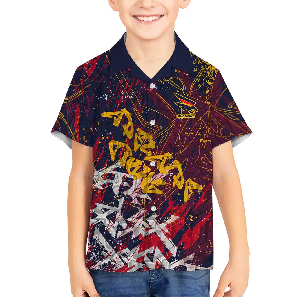 Adelaide Crows Hawaiian Shirt Street Art Urban Graffiti Football