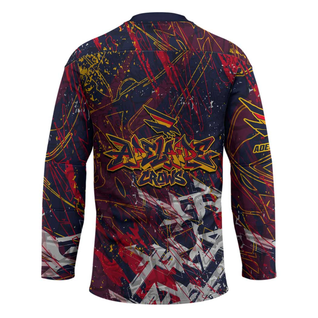 Adelaide Crows Hockey Jersey Street Art Urban Graffiti Football