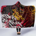 Adelaide Crows Hooded Blanket Street Art Urban Graffiti Football