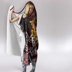 Adelaide Crows Hooded Blanket Street Art Urban Graffiti Football