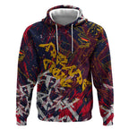Adelaide Crows Hoodie Street Art Urban Graffiti Football