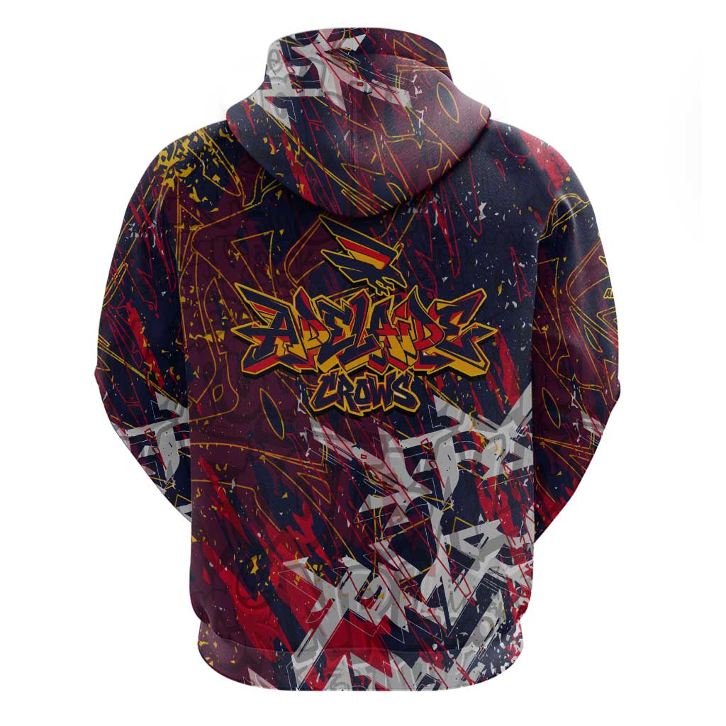 Adelaide Crows Hoodie Street Art Urban Graffiti Football