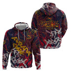Adelaide Crows Hoodie Street Art Urban Graffiti Football