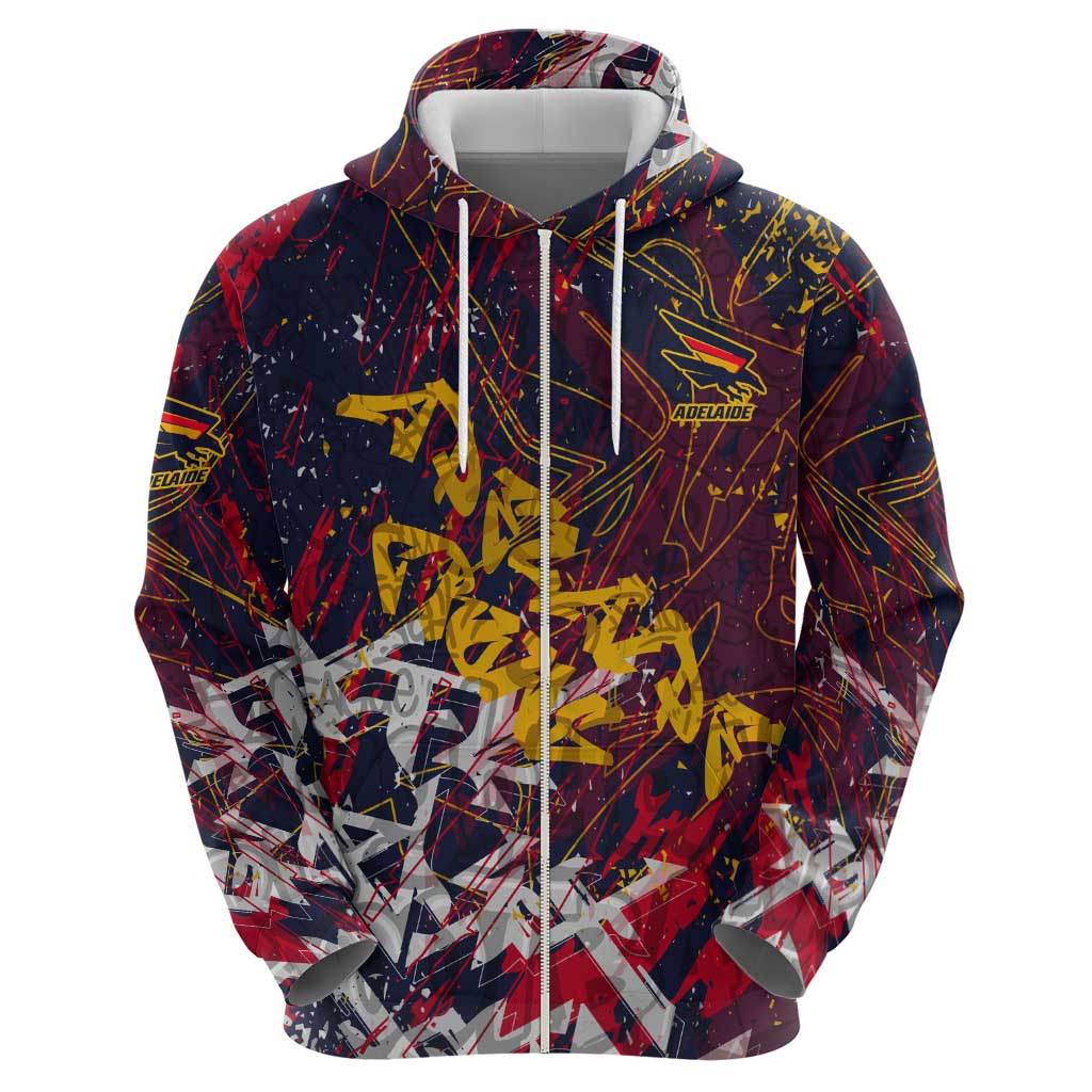 Adelaide Crows Hoodie Street Art Urban Graffiti Football