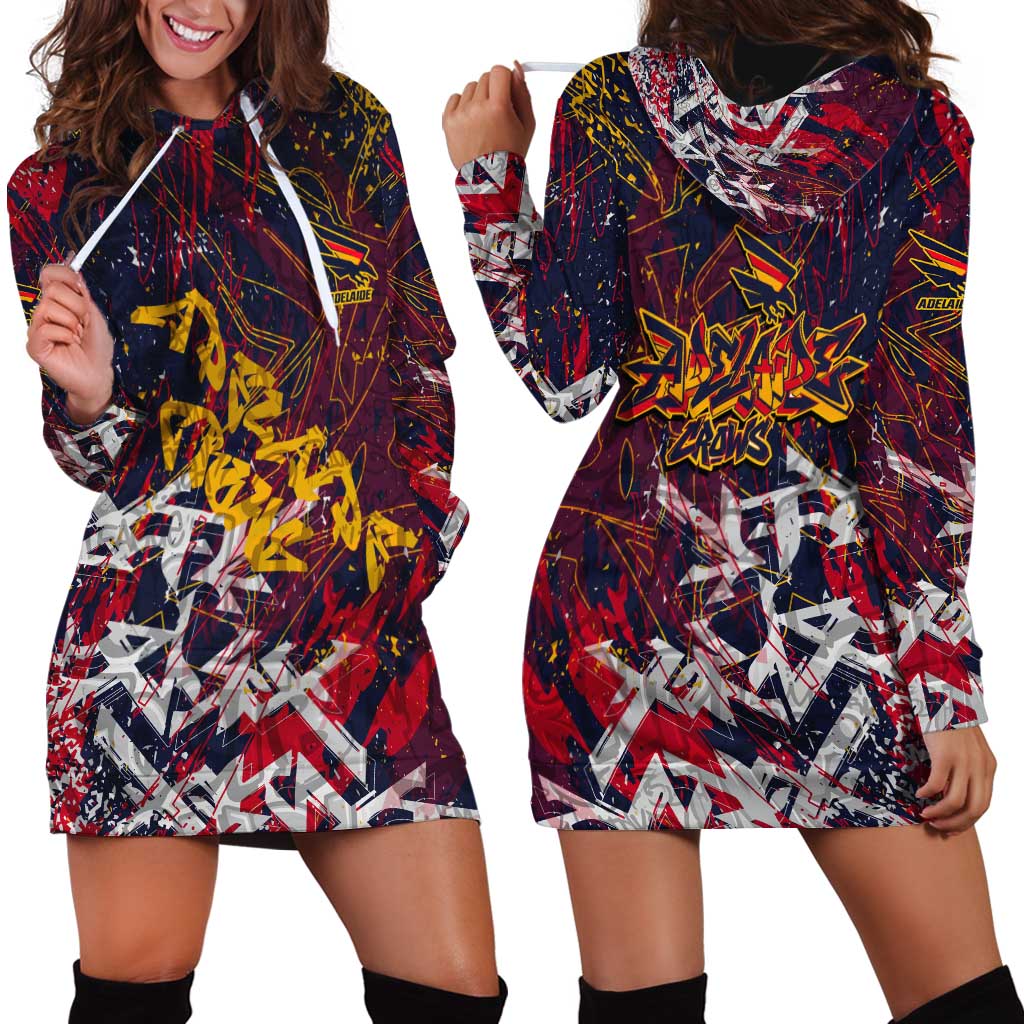 Adelaide Crows Hoodie Dress Street Art Urban Graffiti Football