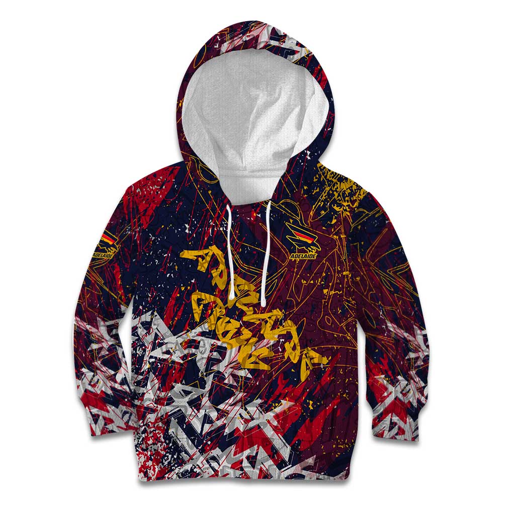 Adelaide Crows Kid Hoodie Street Art Urban Graffiti Football